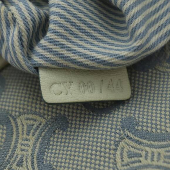 CELINE C Macadam Canvas Shoulder Bag Light Blue - Picture 13 of 13